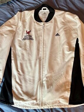 Adidas Eastern Washington Women’s Basketball White Zip performance Jacket